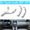 (1 Pair Lower)Εσωτερικό αυτοκινήτου για Toyota Corolla 2007 2008 2009 2010 2011 1