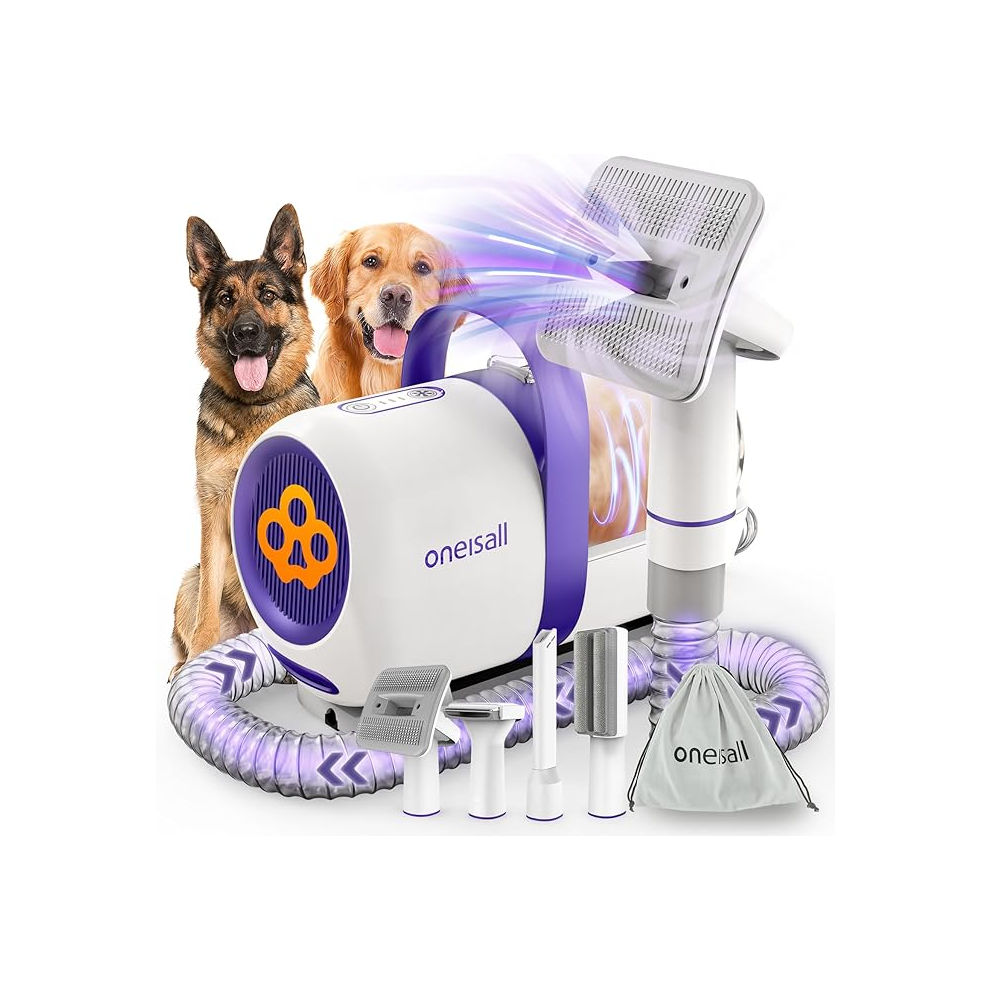 Dog Grooming Kit Vacuum with Clippers & Tools