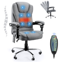 (Grey) YODOLLA Executive Desk Chair with Back Support