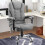 (Grey) YODOLLA Executive Desk Chair with Back Support 3