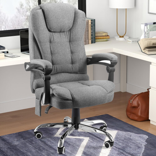 (Grey) YODOLLA Executive Desk Chair with Back Support 2