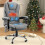 (Grey) YODOLLA Executive Desk Chair with Back Support 8
