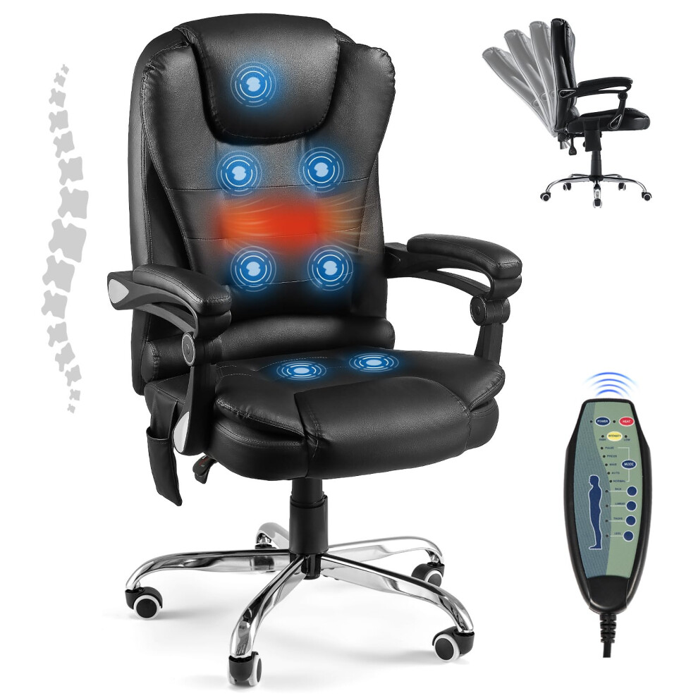 (Black) YODOLLA Executive Desk Chair with Back Support
