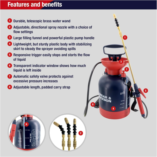 Spear & Jackson Spear & Jackson 3LPUMP 3 Litre General Purpose Pump 2