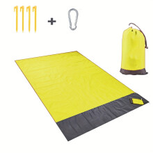1pc, leichte Strandmatte, 140*200 cm/200*210 cm, zwei Größen, 210T Polyester Beach Matte Hochqualität, Sanddicht