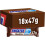 Snickers Chocolate Protein Bars, Peanut Butter, Bulk Box, 18 x 47g 1