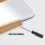 8-Inch Bamboo Vanity Mirror with Dual Magnification 4