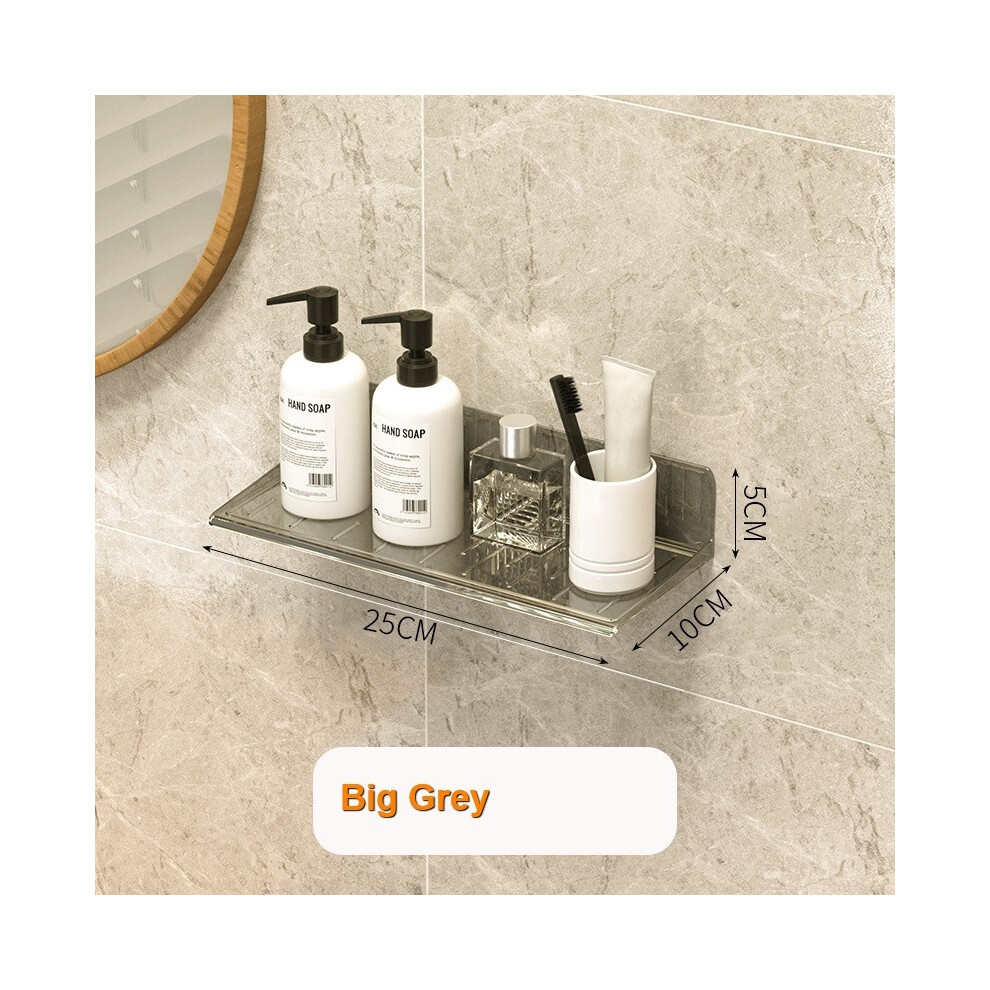 (10 pièces - Grand Gris) 3478 Accessoires de salle de bain Miroir Armoire Boîte de rangement Murale