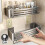 (Ασημί 1 στρώμα) Αξεσουάρ μπάνιου χωρίς διάτρηση Ράφι επιτοίχιο 2