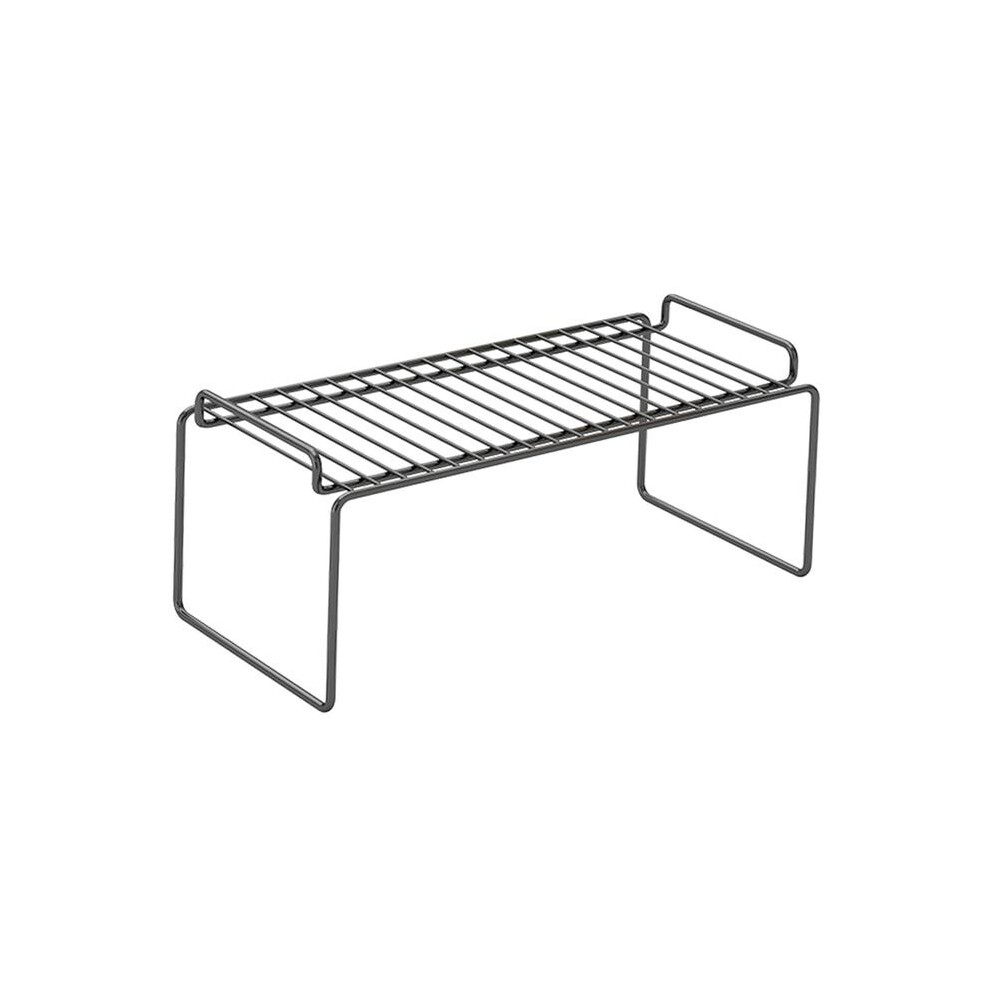 (L Noir) Étagère de rangement pour meuble-lavabo, étagère de rangement pour accessoires de salle de