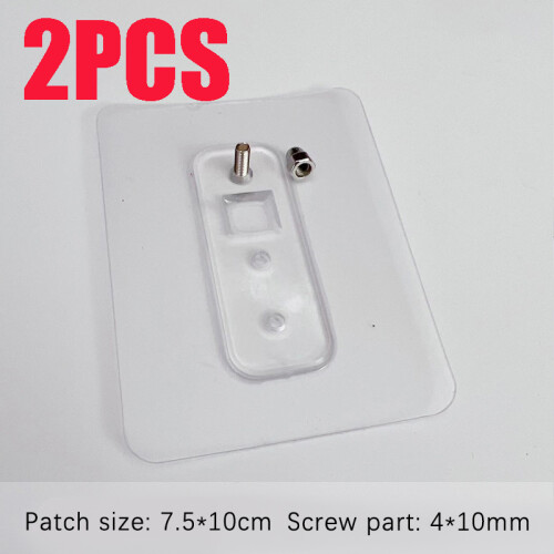 (Patch-2PCS) Αξεσουάρ μπάνιου Ράφι ράφι από κράμα αλουμινίου για