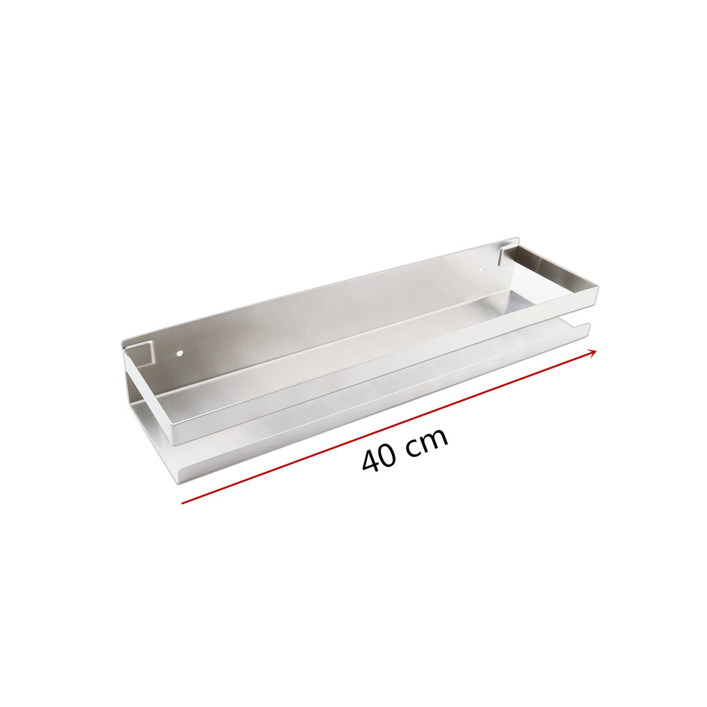(Brossé 40 cm) Accessoires de salle de bain Accessoires de quincaillerie Noir mat/Argent brossé Accessoires