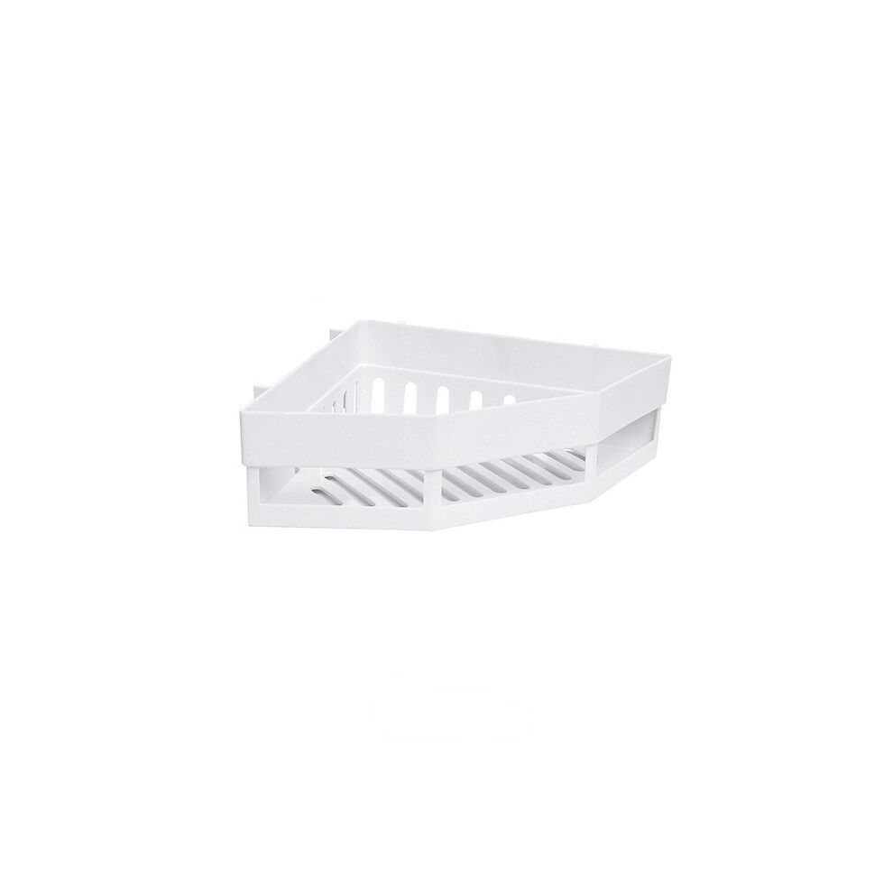(blanc 27x18,5x6cm) Étagère de salle de bain Accessoire Étagère Organisateur Toilette Shampooing Gel