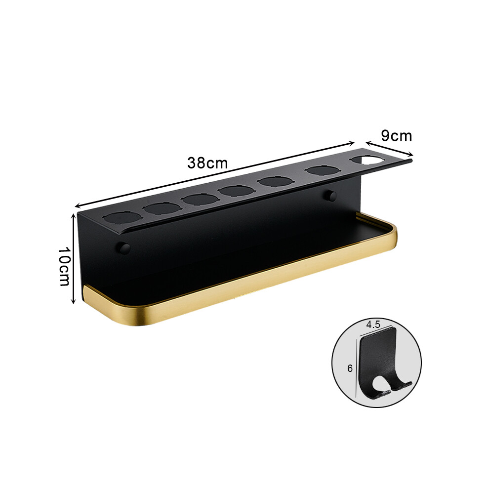 (Modèle 4) Support mural pour sèche-cheveux Dyson Airwrap, étagère de rangement pour sèche-cheveux et