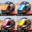 (χρυσό κόκκινο) Casco LS2 Original Fit for FF358 FF396 Full Face Helmet Motercycle Visor 4