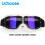 (W-Colorful Lens)Αντιανεμικό κράνος μοτοσικλέτας γυαλιά Δερμάτινο 1