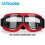 (R-Clear Lens) Αντιανεμικό κράνος μοτοσικλέτας Γυαλιά Δερμάτινο 1