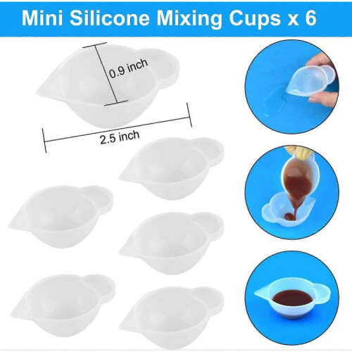 36-Piece Silicone Resin Measuring Kit, Multi-Use Baking & Cooking Tools 1