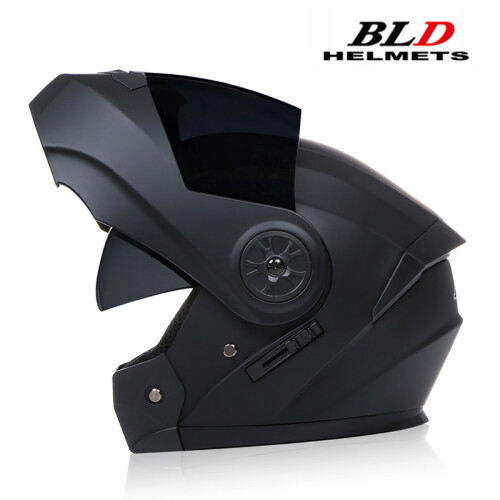 (L-Mate black sun galss) BLD Personalized Μοτοσικλέτα Full Face Κράνος Ανδρικών