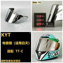 Visière de casque de moto (argent galvanisé) pour accessoires de casque de moto TT-C