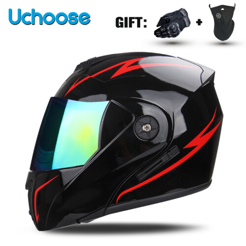 (M-D1)Επιλέξτε Unisex Κράνος Μοτοσικλέτας Πιστοποίηση DOT Διατομή 1
