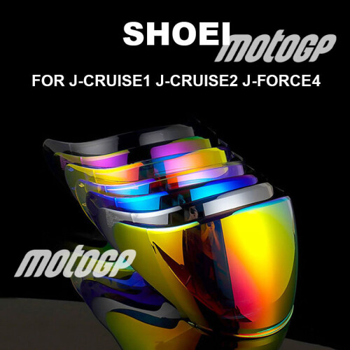 (Rainbow) Μοτοσικλέτα κράνους προσωπίδα για SHOEI J-Cruise 1 J-Cruise 2 J-Force 1
