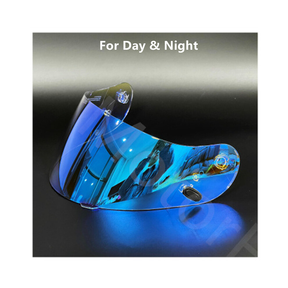Visière de casque de moto (Revo Blue) pour HJC CL16 CL17 CLST CLSP CSR1 CSR2 CS15 TR1