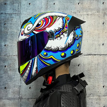 (L-18)JIEKAI Motorcycle helmet motocross Crash helmet cascos para moto Long