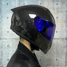 (S-c2)Kask motocyklowy integralny, kask wyścigowy DOT Motocross Off Road, podwójny