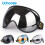 (ασημί) Ρετρό γυαλιά μοτοσυκλέτας Universal Bubble Visor UV Protection Vintage 2
