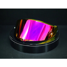 (Lila Rot)K6 Helm Visier Motorrad Integralhelm Schild Visier Linse Nachtsicht
