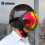 (Μαύρο) Universal ρετρό γυαλιά μοτοσικλέτας Γυαλιά Bubble Visor Lens UV 2