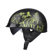 (M-12)VOSS zabytkowy kask motocyklowy klasyczny retro półkask skuterowy z