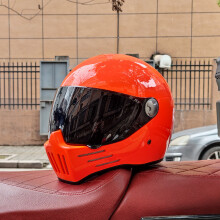 (M-18)Kask motocyklowy retro ABS Lekki cruiser z pełnym pokryciem dla mężczyzn