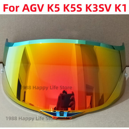 (Νέο Clear Revo Red)Για προσωπίδα κράνους μοτοσικλέτας AGV k5 k5S k5-S K3SV 1