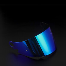 (Blau) Helmvisier für SHOEI Glamster Vollgesichts-Motorradlinse mit UV-Schutz