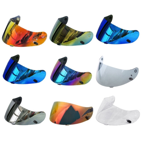 (Electroplating Color)Motorcycle Helmet Visor Lens Windshield Protective Cover Replacement for 1