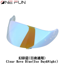 (Klares Revo-Blau)Helmvisier für SHOEI GT Air Neotec CNS1 TC5 TC9 GT Air2 Helmschild