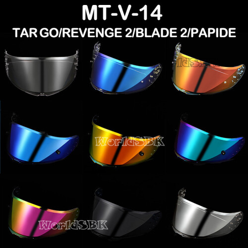 (Rose Red Visor) Κράνος μοτοσυκλέτας Visor Anti-UV γείσο PC Φακός v14 Model Clear Smoke Dark 1