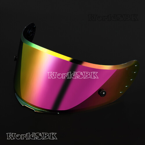 (Rose Red Visor) Κράνος μοτοσυκλέτας Visor Anti-UV γείσο PC Φακός v14 Model Clear Smoke Dark