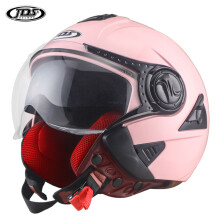 (xL-622 Matowy Czerwony Kask) Kask motocyklowy męski letni z podwójnymi soczewkami, otwarty, motocrossowy