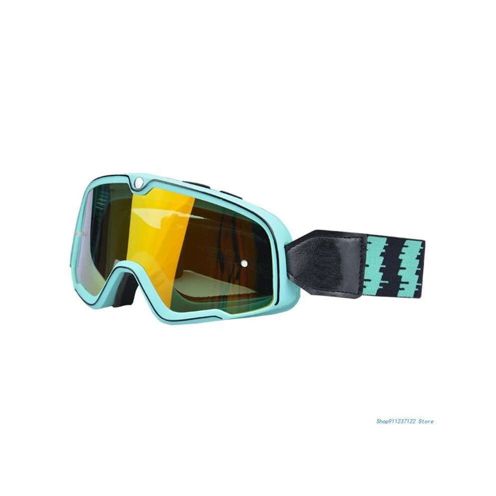 (C9) Lunettes de protection vintage anti-poussière pour casque de moto