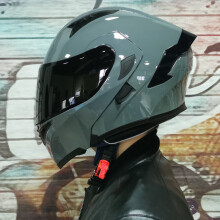 (xxL-19)ORZ-991 Modułowy kask motocyklowy z klapką, kask wyścigowy z pełną twarzą, podwójny