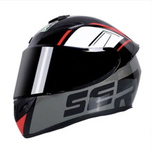 (xxxL-13) Najlepiej sprzedający się kask motocyklowy z pełną twarzą do wyścigów F1 Venom. Obwód