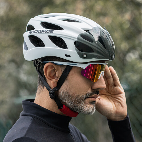 (58-65cm-TT-16-002) Κράνος ποδηλάτου ROCKBROS Ενσωματωμένο ηλεκτρικό 2