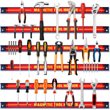 6Pcs Magnetic Tool Bar Tool Storage Holder Rack for Garage Workshop,UK