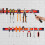 6Pcs Magnetic Tool Bar Tool Storage Holder Rack for Garage Workshop,UK 6