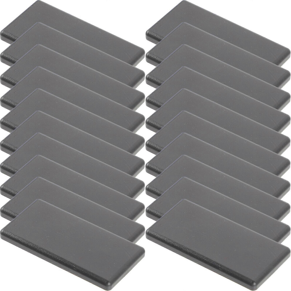 (As Show, One Size) 20Pcs Aluminum Profile End Cap 2040 Aluminum Extrusion Protector Accessory 4069016306144