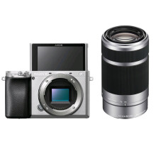Sony a6400 Mirrorless Camera with 55-210mm Lens Kit - Silver