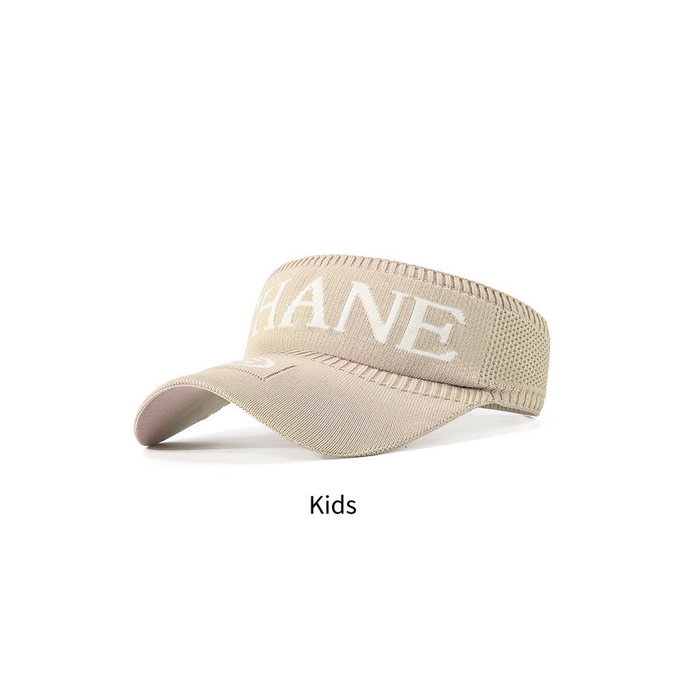 (Child Beige,Child)Chapeau soleil été sans haut mode enfant femme casquette canard style coréen